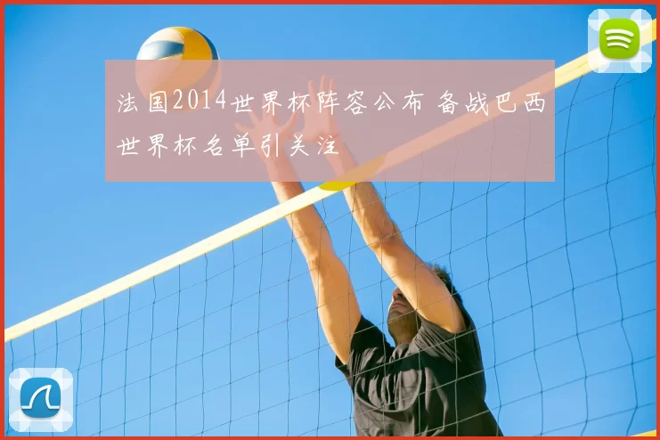 法国2014世界杯阵容公布 备战巴西世界杯名单引关注