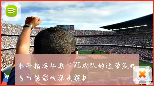 和平精英热潮下WE战队的运营策略与市场影响深度解析